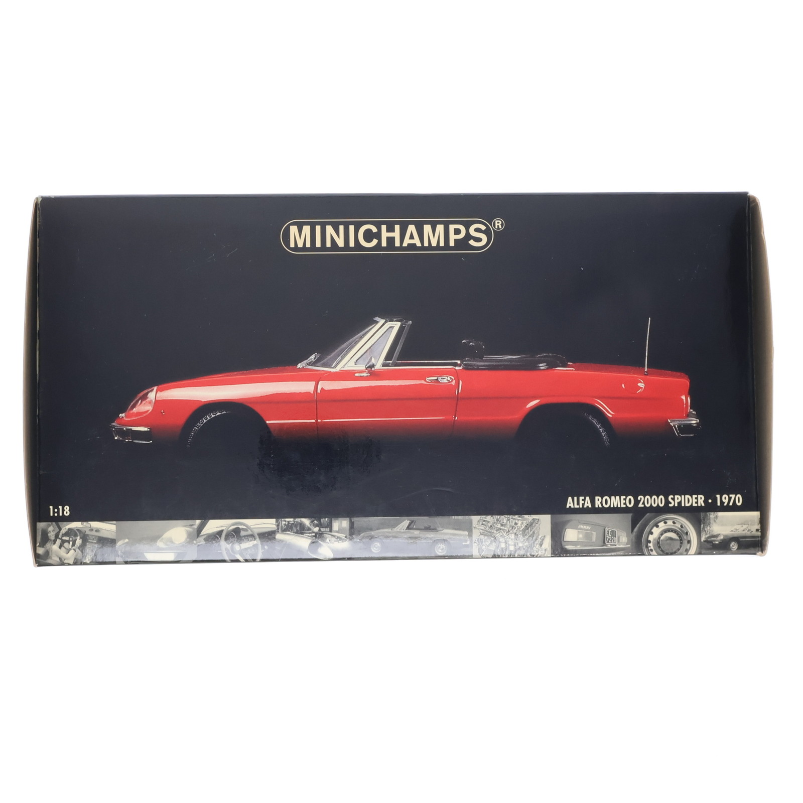 【中古】[MDL] 1/18 アルファロメオ 2000 スパイダー 1970(レッド) 完成品 ミニカー MINICHAMPS(ミニチャンプス)(19991231)