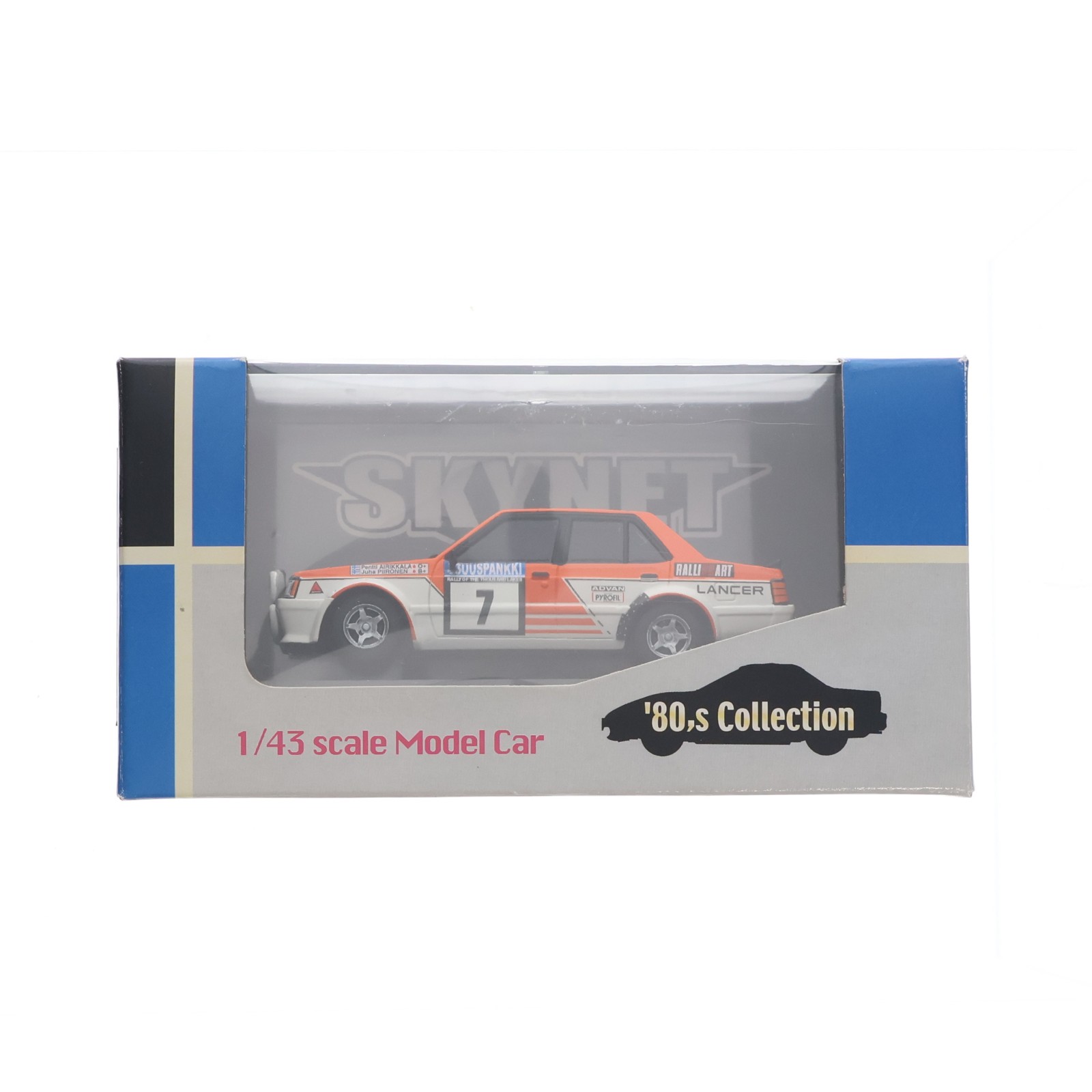 【中古】[MDL] '80sコレクションシリーズ No.21 1/43 ランサー1000湖ラリー(1982式) 完成品 ミニカー(072042) アオシマ(20201130)