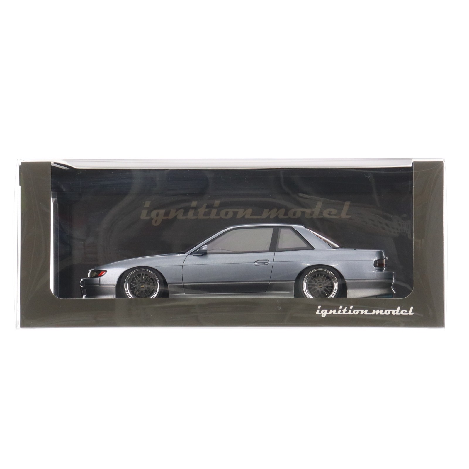 【中古】[MDL] 1/18 VERTEX S13 Silvia Blue Silver/Gray 完成品 ミニカー(IG3590) ignition model(イグニッションモデル)(20251021)