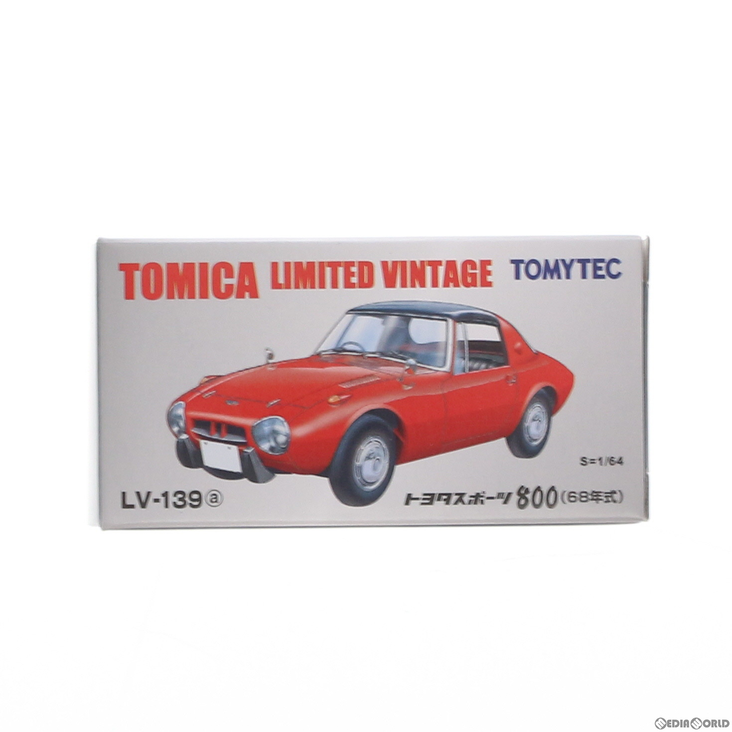 【中古】[MDL] トミカリミテッドヴィンテージ 1/64 TLV-139a トヨタスポーツ800(レッド) 完成品 ミニカー(273790) TOMYTEC(トミーテック)(20140208)