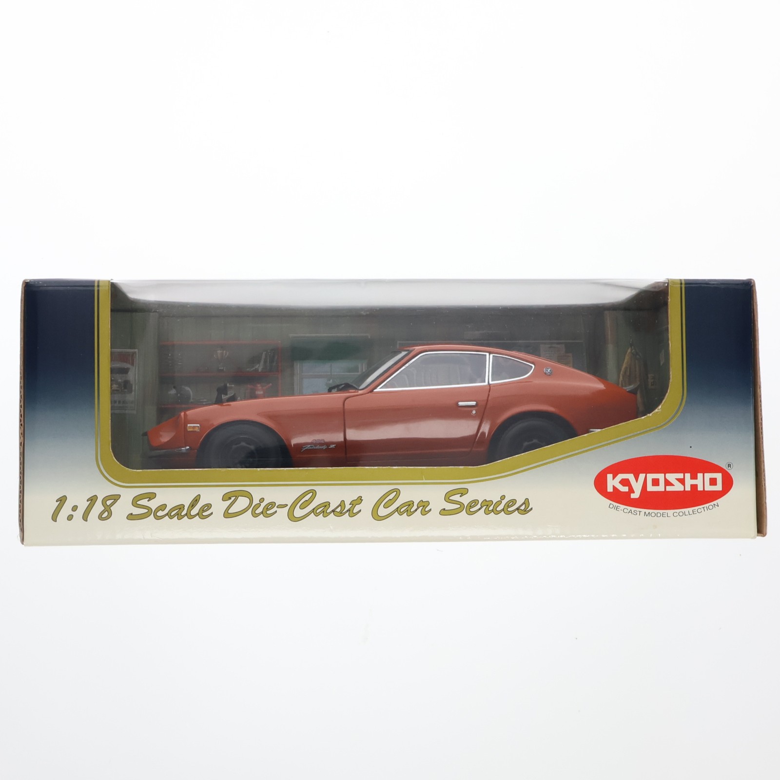 【中古】[MDL] 1/18 ニッサン フェアレディ・Z432R(オレンジ) 完成品 ミニカー(08213P) 京商(19971231)