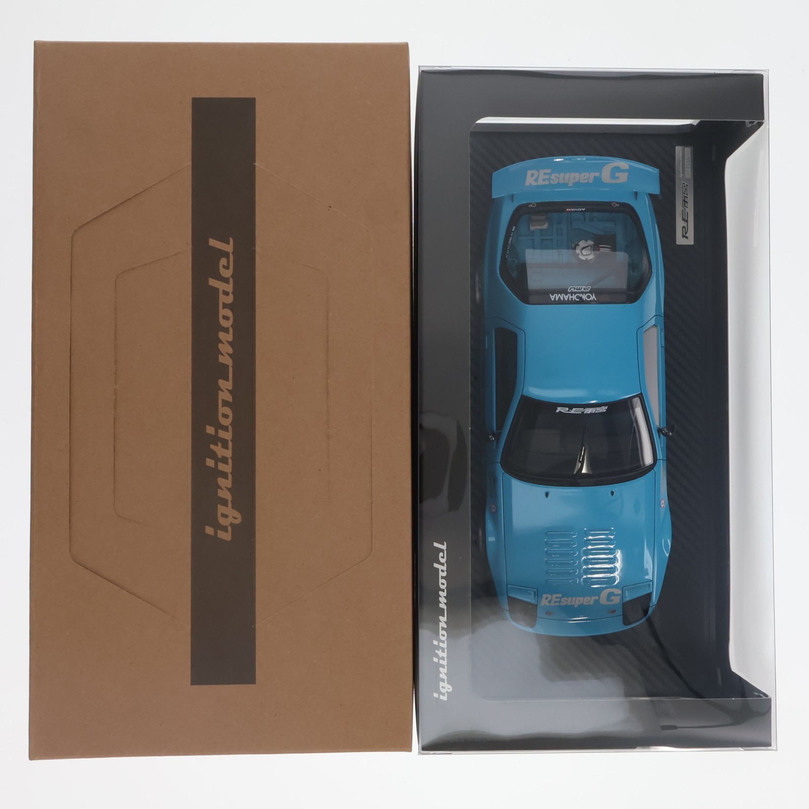 【中古】[MDL] 1/18 Mazda RX-7 FC3S RE Amemiya(ライトブルー) 完成品 ミニカー(IG1519) ignition model(イグニッションモデル)(20190831)｜メディアワールド 販売＆買取SHOP
