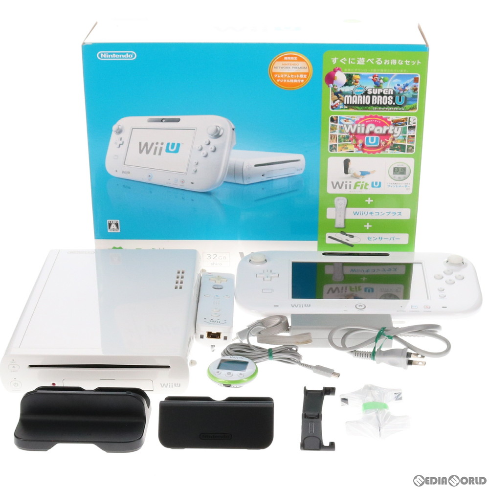 中古 訳あり 本体 Wiiu Wii U すぐに遊べるファミリープレミアムセット Wii Fit U シロ Shiro 白 Wup S Waft 年中無休 ラッピング対応 Trade Safe 優良認定取得 プレゼント ギフト クリスマス 誕生日 ゲーム ソフト 本体 フィギュア エアガン 鉄道模型 Nゲージ