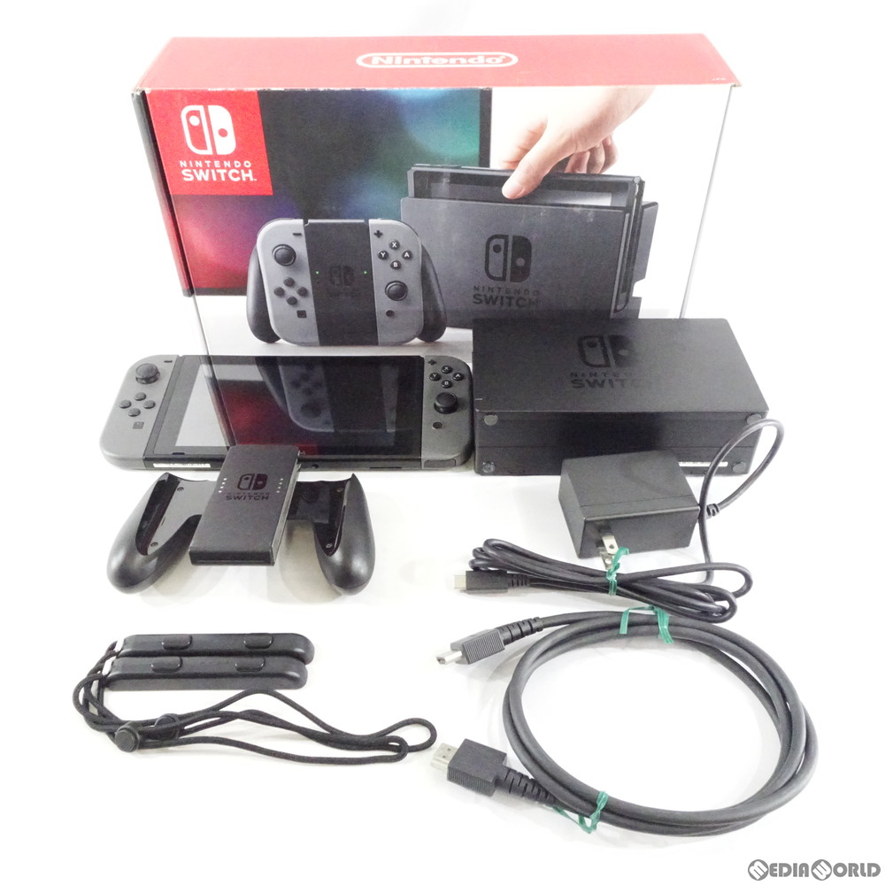 希望者のみラッピング無料 訳あり Switch ニンテンドースイッチ 中古 販売 買取shop年中無休 宅配買取 本体 Switch Nintendo 本体 Switch Nintendo 優良認定取得 送料無料 ラッピング対応 Joy Con L R グレー Hac S Kaaaa メディア