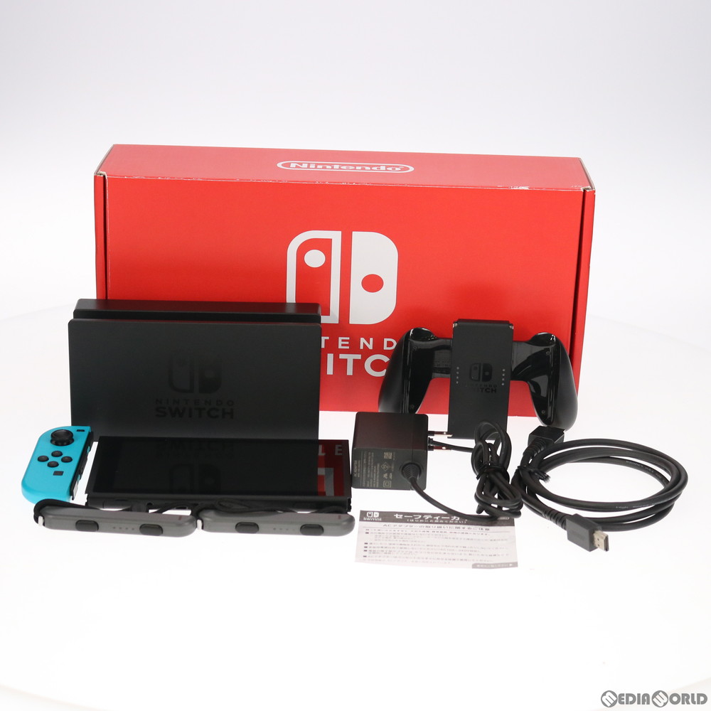 Joy Con L Nintendo ネオンブルー ネオンレッド Hac S Kabaa Switch ニンテンドースイッチ Joy Conストラップ 中古 訳あり 本体 Switch マイニンテンドーストア限定 カスタマイズ ネオンブルー R ネオンレッド