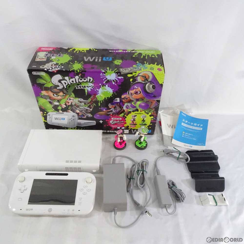 中古 訳あり 本体 Wiiu Wii U スプラトゥーン セット Amiibo アオリ ホタル付き Wii Uプレミアムセット Shiro シロ 白 同梱 Wup S Waht 年中無休 ラッピング対応 Trade Safe 優良認定取得 プレゼント ギフト クリスマス 誕生日 ゲーム ソフト 本体 フィギュア