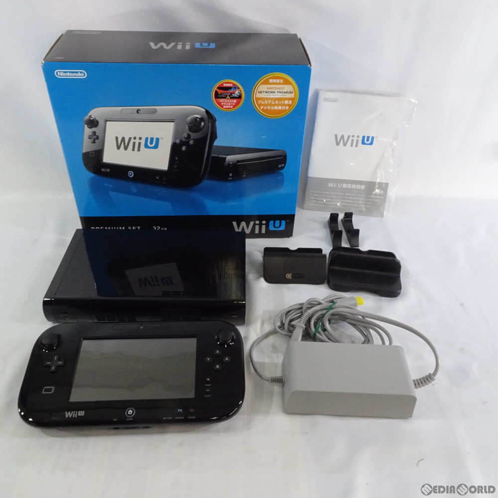 中古 訳あり 本体 Wiiu Wii U 御負け背景 ぺてん師 Premium Set Kuro 本体覚え32gb Wup S Kafc 1218 Daemlu Cl