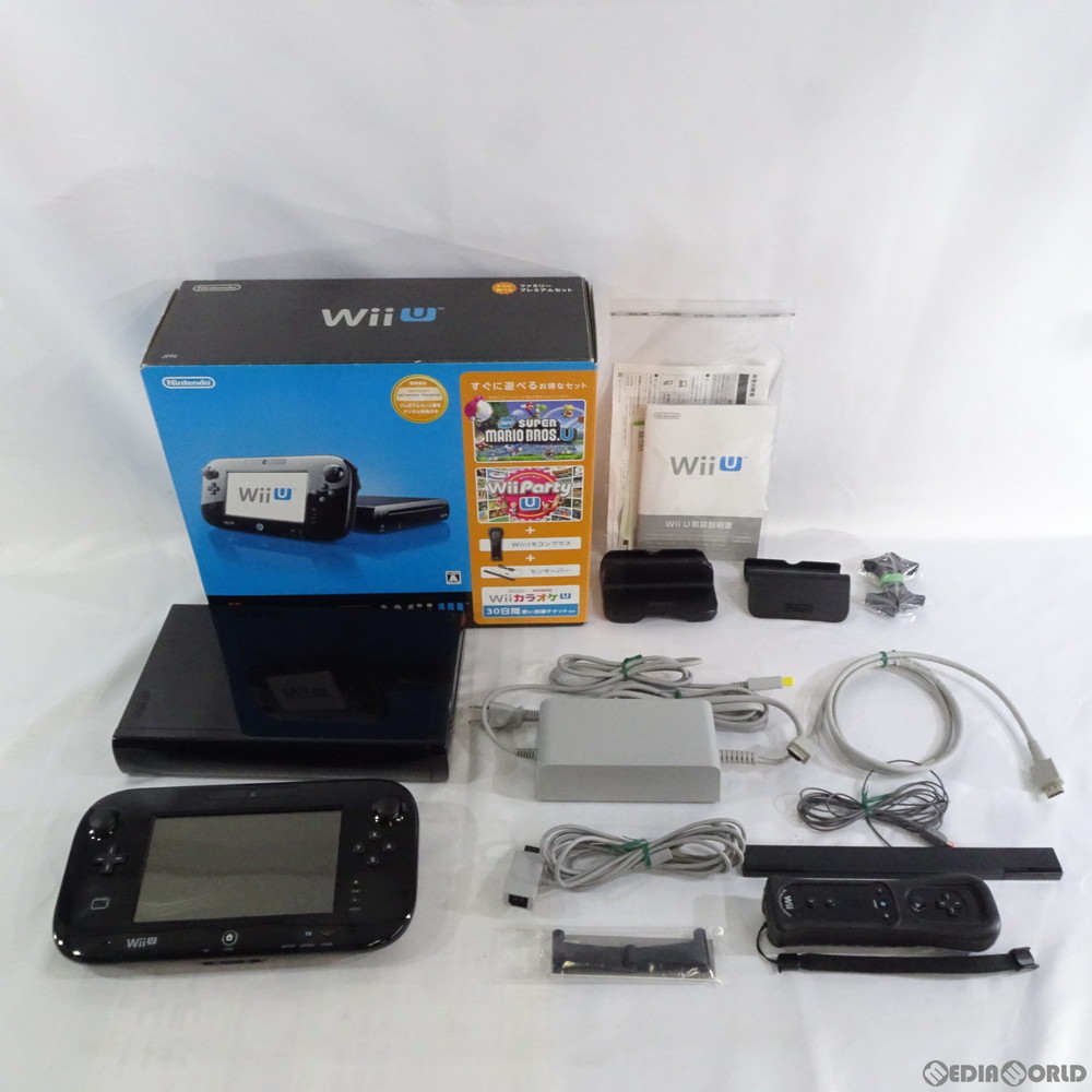 中古 訳あり 本体 Wiiu Wii U すぐに遊べるファミリープレミアムセット Kuro クロ 黒 Wup S Kafs 年中無休 ラッピング対応 Trade Safe 優良認定取得 プレゼント ギフト クリスマス 誕生日 ゲーム ソフト 本体 フィギュア エアガン 鉄道模型 Nゲージ おもちゃ