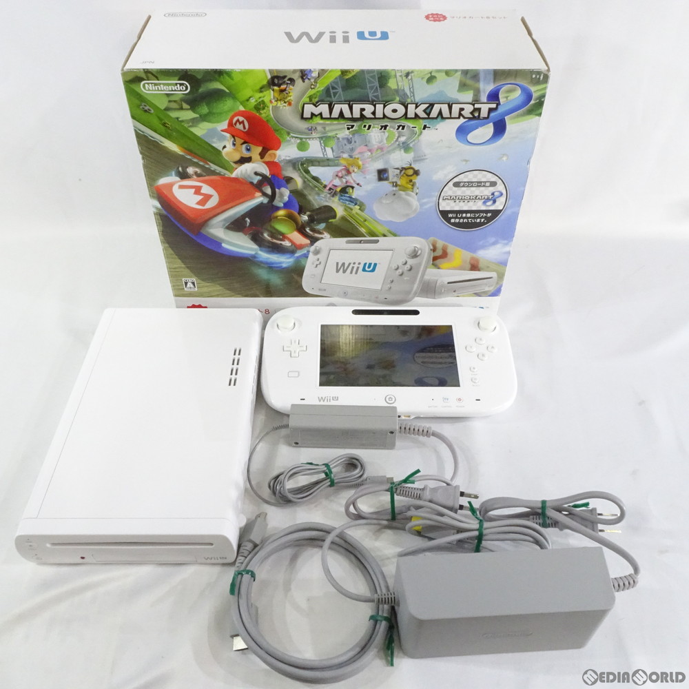 中古 訳あり 本体 Wiiu Wii U すぐに遊べる マリオカート8 セット シロ Shiro 白 Wup S Wagh 年中無休 ラッピング対応 Trade Safe 優良認定取得 プレゼント ギフト クリスマス 誕生日 ゲーム ソフト 本体 フィギュア エアガン 鉄道模型 Nゲージ おもちゃ