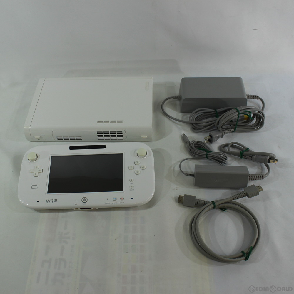 中古 訳あり 本体 Wiiu Wii U ベーシックセット 白 Basic Set Shiro シロ 本体メモリー8gb Wup S Waaa 1218 Paigebird Com