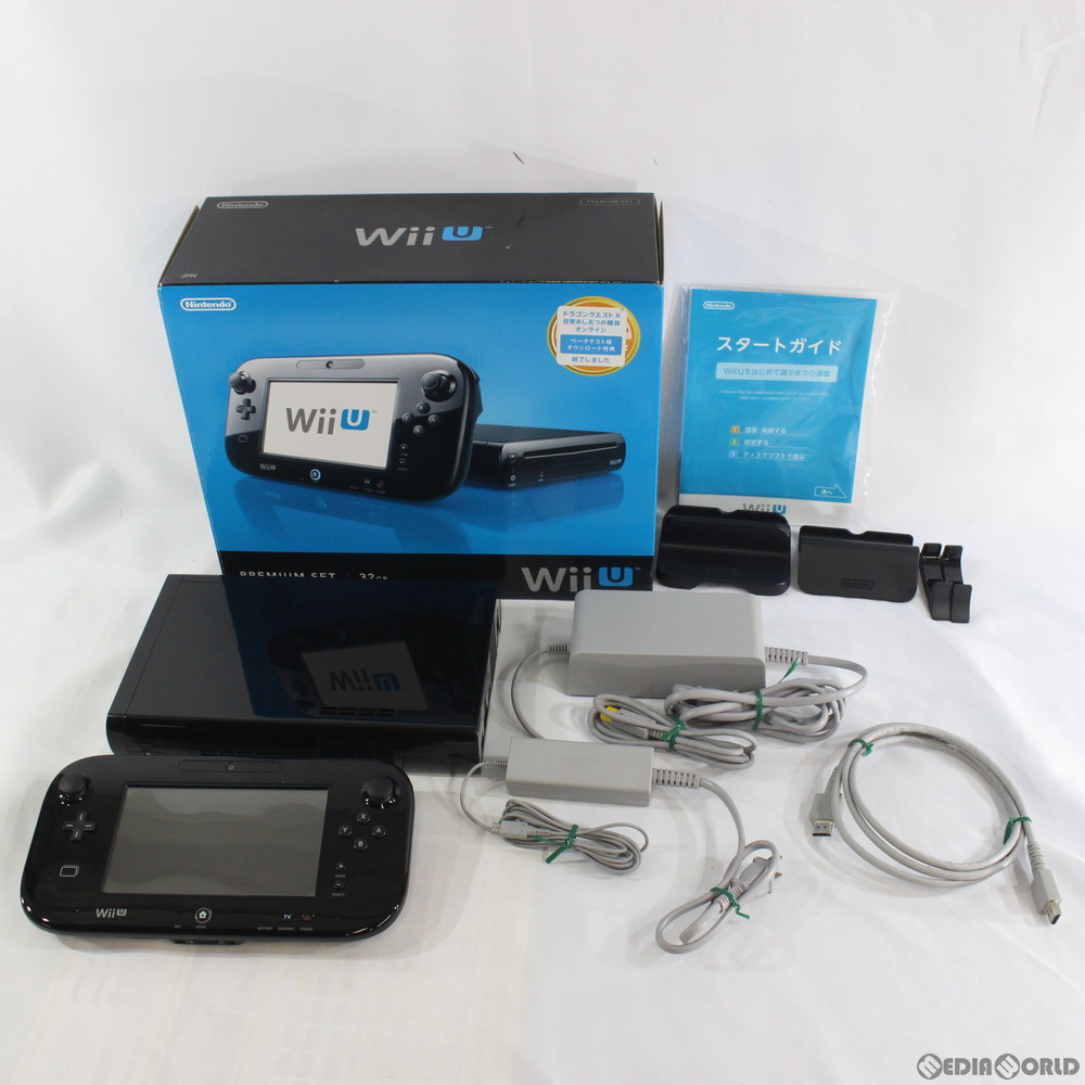 中古 訳あり 本体 Wiiu Wii U プレミアムセット 黒 Premium Set Kuro 本体メモリー32gb Wup S Kafc 1218 Sfeah Com