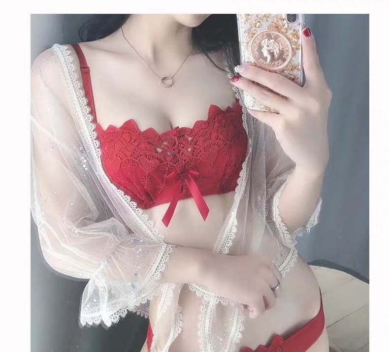 【P2倍&クーポン有】レース ブラジャー ショーツ 下着 上下セット レディース インナー パッド付き 快適 フィット感 大人カラー 落ち着いた色 カラバリあり ブラック 黒 グレー 灰色 赤 レッド パープル 紫 リボン 柄あり コンサート 普段使い 楽ちん お嬢様 姫系｜Meeplot＜ミープロット＞