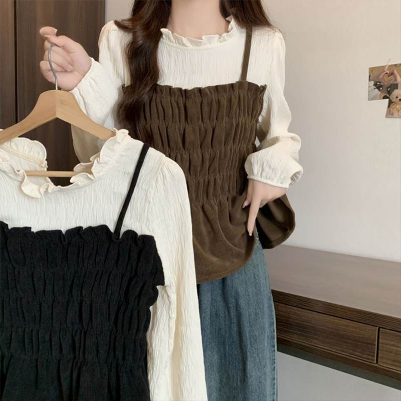 【P2倍&クーポン有】 レディース トップス 長袖 大人可愛い ペプラム おしゃれ かわいい アメリカン 10代 ベロア シンプル 20代 ナチュラル ラブリー カジュアル ガーリー 無地 冬 きれいめ フェミニン 30代 秋 キュート ベーシック ドッキング