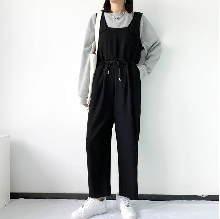 【P2倍&クーポン有】 オールインワン 袖なし シンプル こなれ感 大人 モダン ラブリー ラフ ルーズ きれいめ おしゃれ 抜け感 主役級 ガーリー 大人可愛い カジュアル ノースリーブ 存在感 大人可愛い 上品 大人女子 オールシーズン エレガント 無地