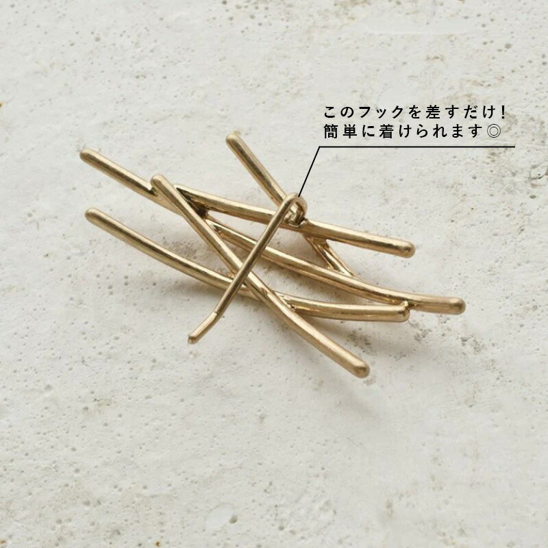 ランダム ライン メタル ヘアカフ GOLDY ゴールディ 6221002 アクセサリー プチプラ ギフト プレゼント 記念日 誕生日 ラッピング  ヘアカフス レディースジュエリー・アクセサリー