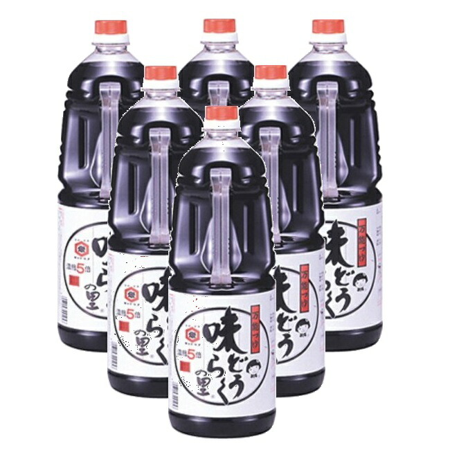 【送料無料 単品配送品】<br>万能つゆ 味どうらくの里 ケース 1800ｍL*6本 <br>東北醤油 　味道楽　キッコーヒメ
