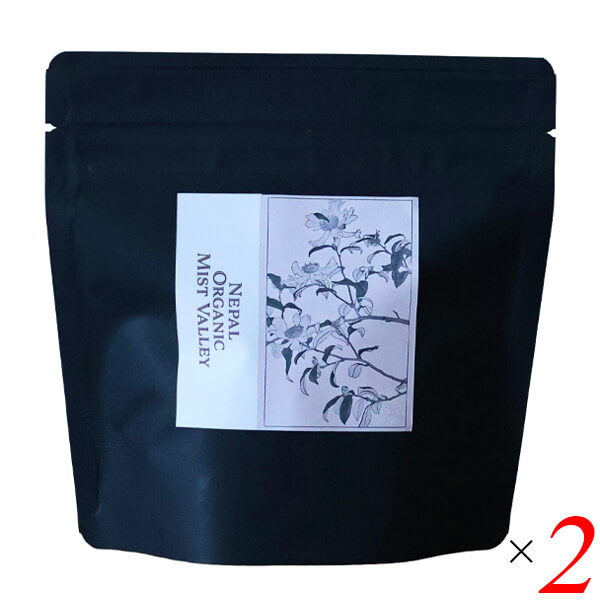 【4/20(月)限定！カードでポイント5倍！】ナナシアン Nepal Organic Mist Valley (非水百花譜・春を待つ花) 30g bare leaf 2個セット 有機紅茶 ネパール ティーバッグ用にも