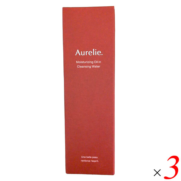 【尖んがり最大限度4倍！】百貨店SALE！Aurelie オレリー モイストオイルイン クレンジングウォーター 150ml 3個書き割り 二層式 油絵の具はたご屋 メイク落とし 草木性幹独居室抽出エキス 無加えること処方箋