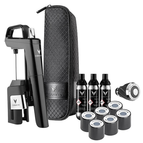 CORAVIN コラヴァン Timeless 青写真6+ 洋琴黒いこと ぶどう酒保護すること取り合わせ 高純度Ar 置き目佩び物