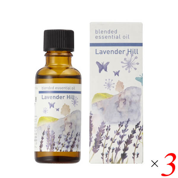 【4/15(水)限定！カードでポイント8倍！】生活の木 ブレンドエッセンシャルオイル 30ml 3本セット ラベンダーヒル アロマオイル ラベンダー 精油