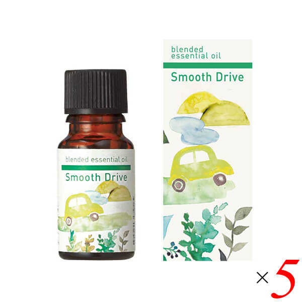 【100円クーポン！】学割6倍！生活の木 ブレンドエッセンシャルオイル スムーズドライブ 10ml 5本セット アロマオイル 眠気 眠気覚まし｜健康ショップ！メガヘルス