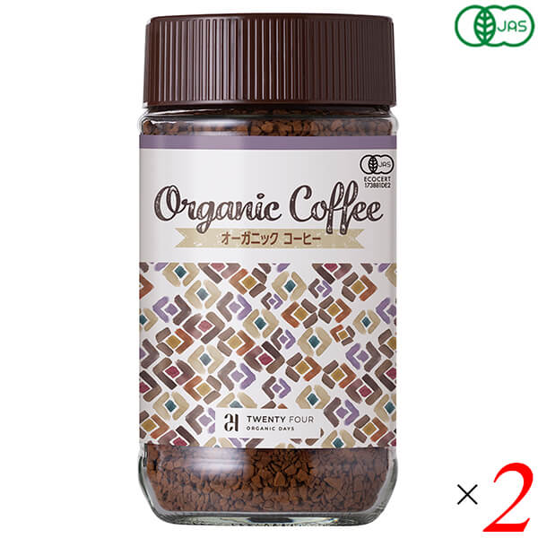 楽天市場】24 ORGANICDAYS オーガニックインスタントコーヒー（ビン