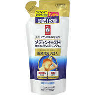 貨物輸送無料 １２袋仕掛ける 詰め替え用 ロート メンソレータム メディクイックＨ 頭皮の医学的シャンプー 280竓１２袋仕掛ける