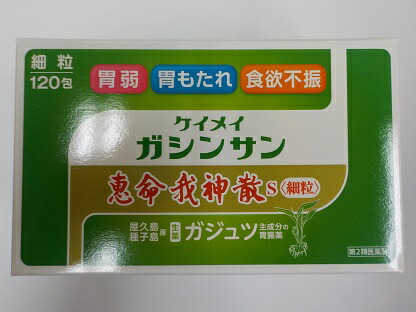 【第2類飲み薬】当日送りとどける １２０包 ３個  恵命我神散 細粒 けいめいがしんさん