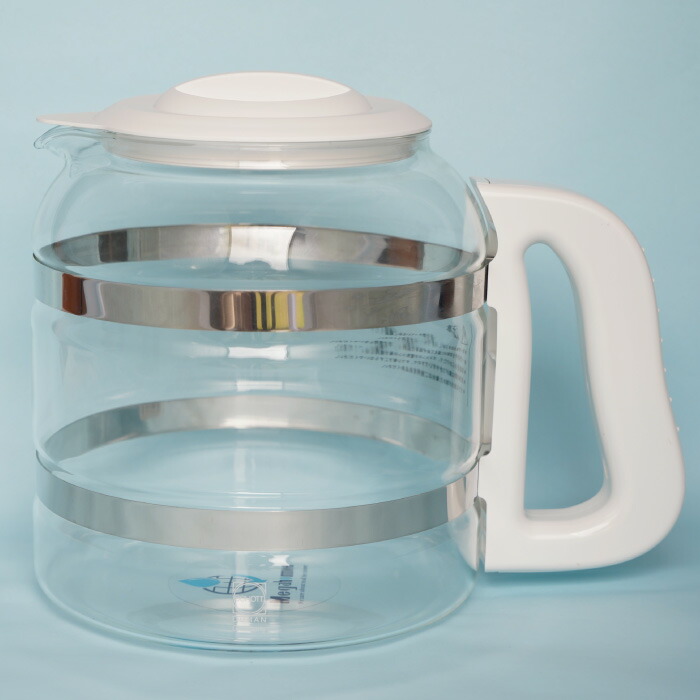 澄ます水器 専用 硝子 入れもの 白 新ひな形 貨物輸送無料