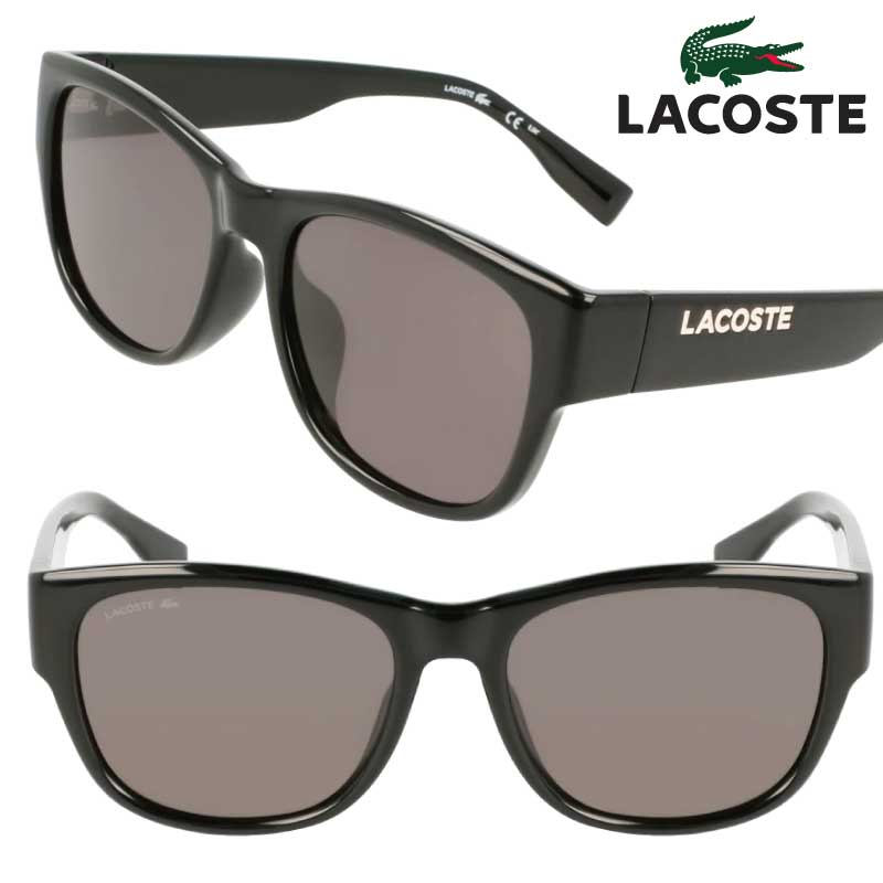 サングラス ラコステ LACOSTE L6020SLB 001 ブラック 黒 薄カラーレンズ 国内正規品 lacoste suns かっこいい ドライブ UVカット 紫外線対策 ユニセックス 男女兼用 クール アウトドア 上品 旅行 スポーティ 送料無料 高級感 おしゃれ 度付きレンズ 可 必需品 お出かけ