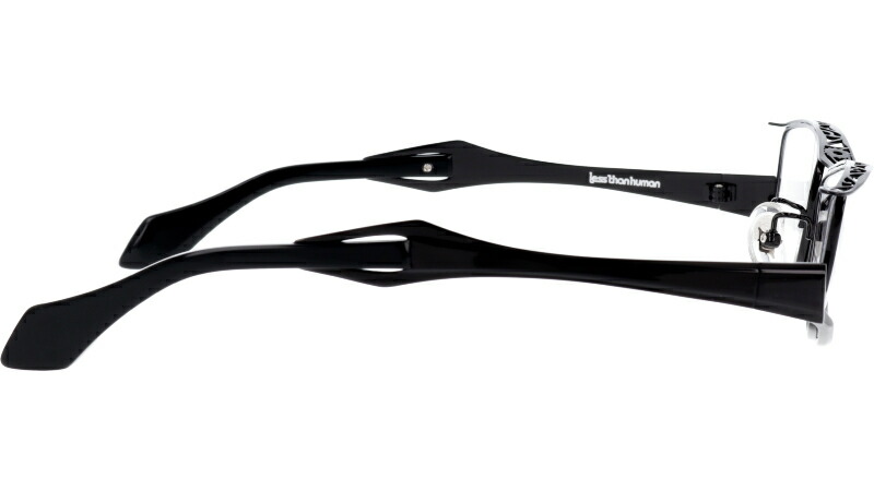 アニメ キャラクターとのコラボ 今最も注目されるメガネブランド Japan 眼鏡 In Human 映画やアーティスト レディース レスザンヒューマン Fandango 黒 ブラック Made 195 日本製 In Made Japan Pank Rock パンク ロック メガネ 個性 固定的 アナーキー 人と違うメガネ