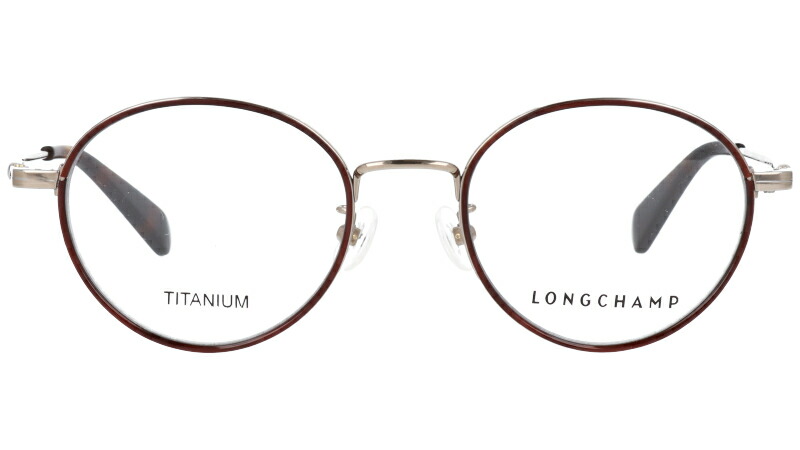 Longchamp ロンシャン 正規店 Lo2506j 214 ブラウン ゴールド アジアンフィット Longchamp レディース 女性 おしゃれ メガネ 眼鏡 フレーム メガネフレーム チタン ブランド 送料無料 Kuechen Ly