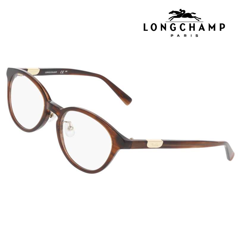 メガネ レディース ロンシャン LONGCHAMP LO2779LBJ 238 49 サイズ ブラウンホーン 茶 ローブリッジ フィット Low Bridge Fit ズレにくい 正規店 longchamp 女性用 眼鏡 眼鏡フレーム メガネフレーム 度付き 可 度なし ブランド フォーマル カジュアル 送料無料|メガネサングラスのDOURAKU