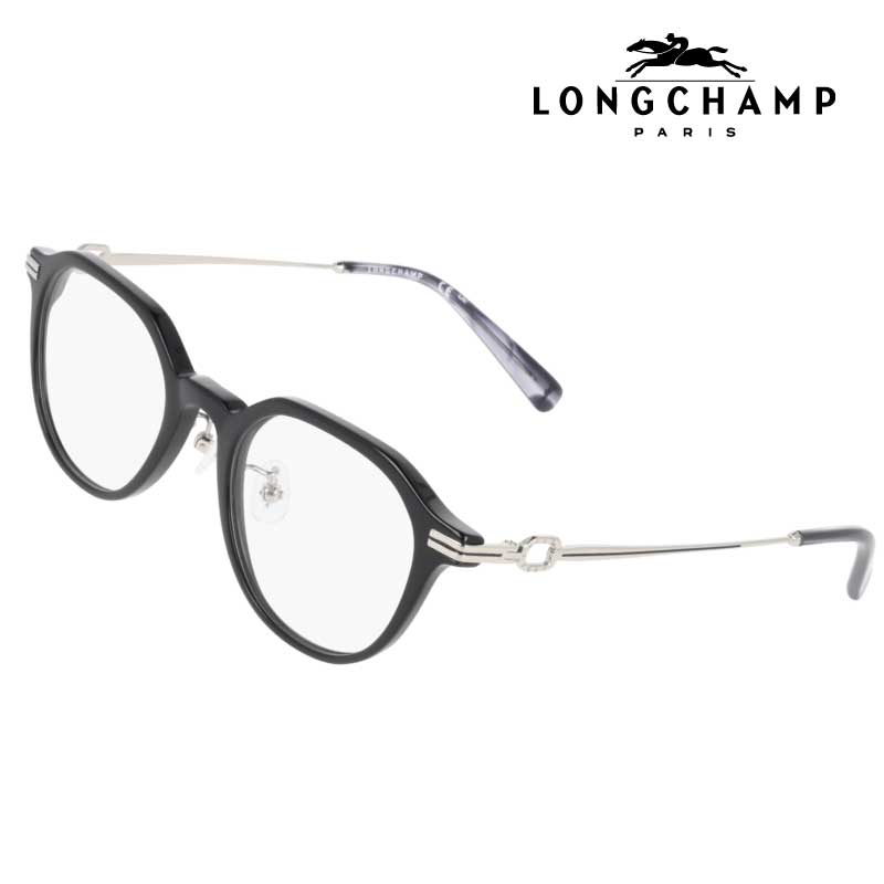 メガネ ロンシャン LONGCHAMP 正規店 LO2787LBJ 001 47 サイズ ブラック 黒 黒縁 レディース 女性用 ブランド眼鏡 ローブリッジ フィット Low Bridge Fit ズレにくい 正規店 longchamp 女性用 眼鏡 眼鏡フレーム メガネフレーム 度付き 可 度なし おしゃれ プレゼント