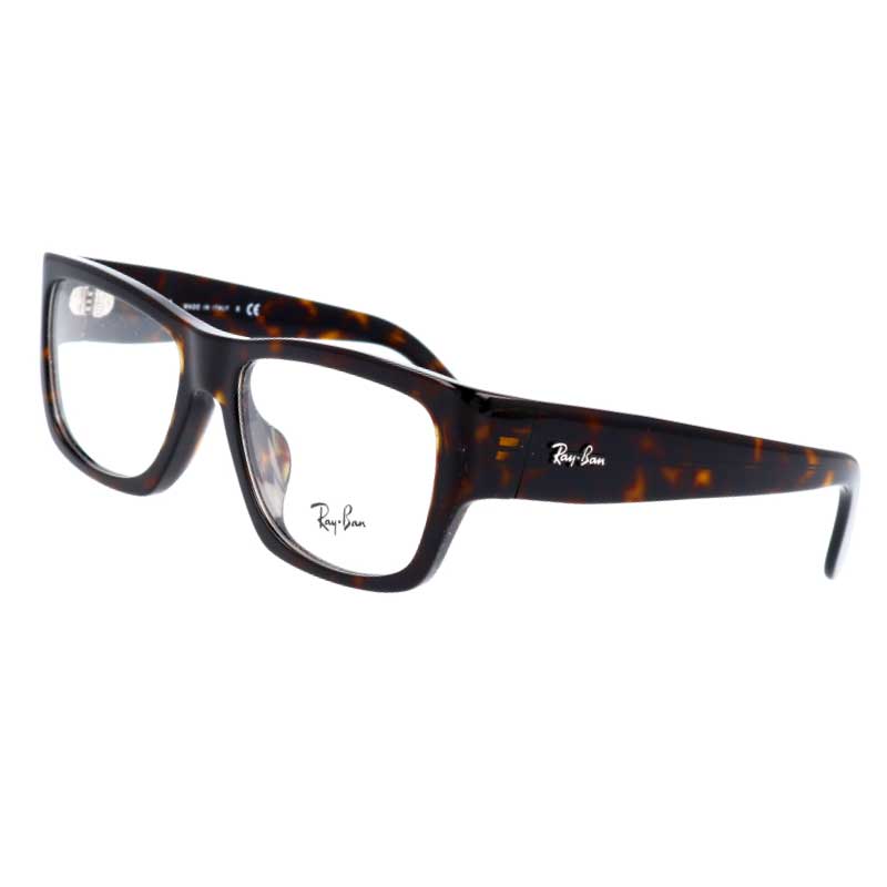 【楽天市場】レイバン メガネ ブルーライトカット 度付き 対応品 RB5487-f 2012 ブラウンデミ 茶 54 17 正規品 国内正規 ...