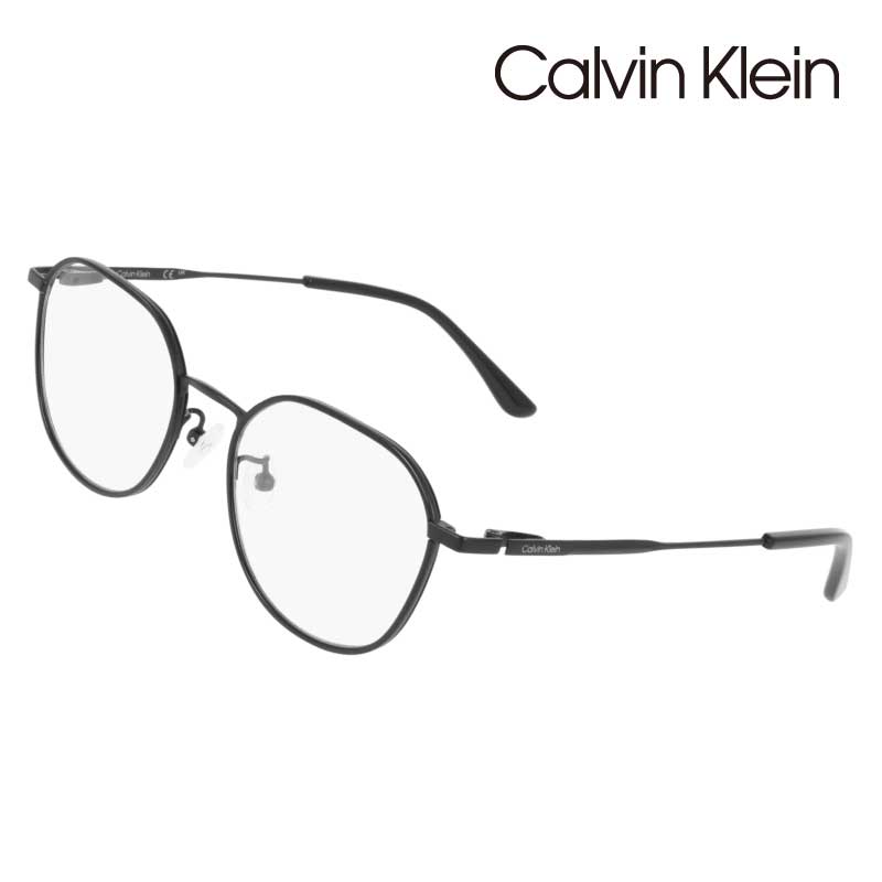 Calvin Klein カルバンクライン CK25108LB 001 50 サイズ ブラック 黒 黒縁 国内正規品 眼鏡 メガネ 眼鏡フレーム メガネフレーム シーケー ck ブランド オシャレ シンプル ビジネス チタン メンズ レディース 送料無料 10代 20代 30代 40代 男女兼用 度付き レンズ