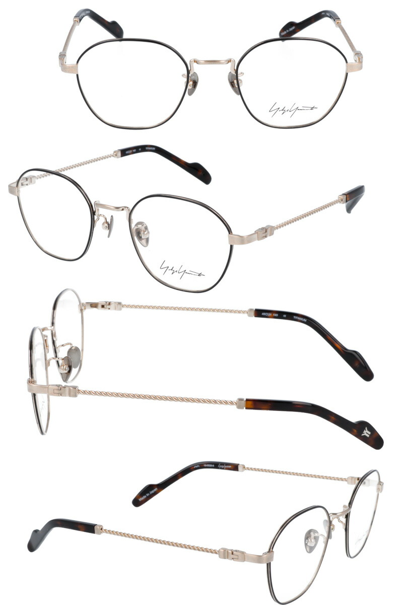 ゴールド Made 眼鏡 19 0026 6 メガネ 日本製 ブラック Japan ヨウジヤマモト 個性的 Pank In 人と違うメガネ ボストン Yohjiyamamoto 日本製 Made クリエイティブ 山本耀司 やまもと ようじ メンズ レディース こだわり眼鏡 メガネサングラスのdourakumade In Japan