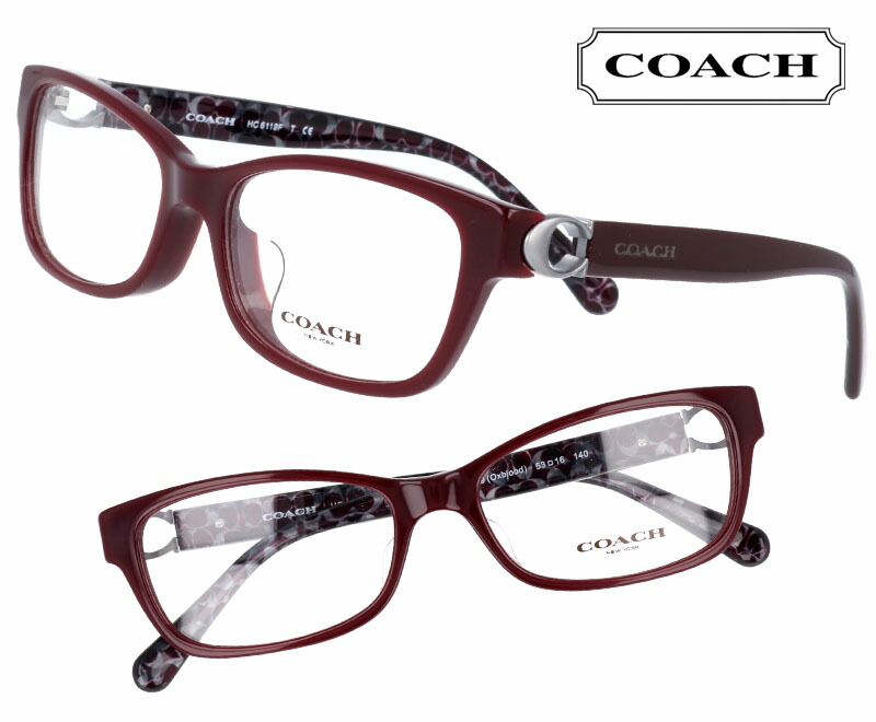 都内で ブランド ブランド眼鏡 ロゴ おしゃれ 濃い赤 暗い赤 オックスブラッド Hc6119f 5509 コーチ Coach 眼鏡 メガネフレーム プレゼントに最適 レディース 女性 男性 眼鏡 サングラス Www Janvier Labs Com
