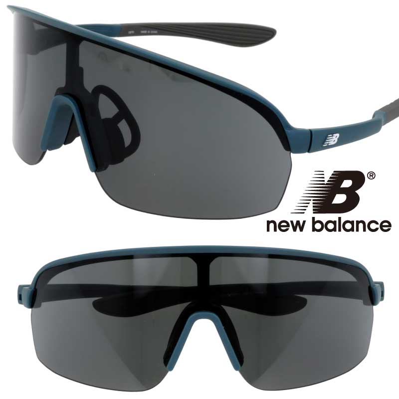 new balance サングラス NB08112 C05 ダークグレー NB ニューバランス スポーツサングラス ミラーレンズ メンズ レディース 度付き不可 UV対策 ブランド スポーツ ゴルフ ジョギング 野球 ランニング ゴルフコンペ マラソン サイクル 自転車 紫外線カット 送料無料｜メガネサングラスのDOURAKU 12,089円