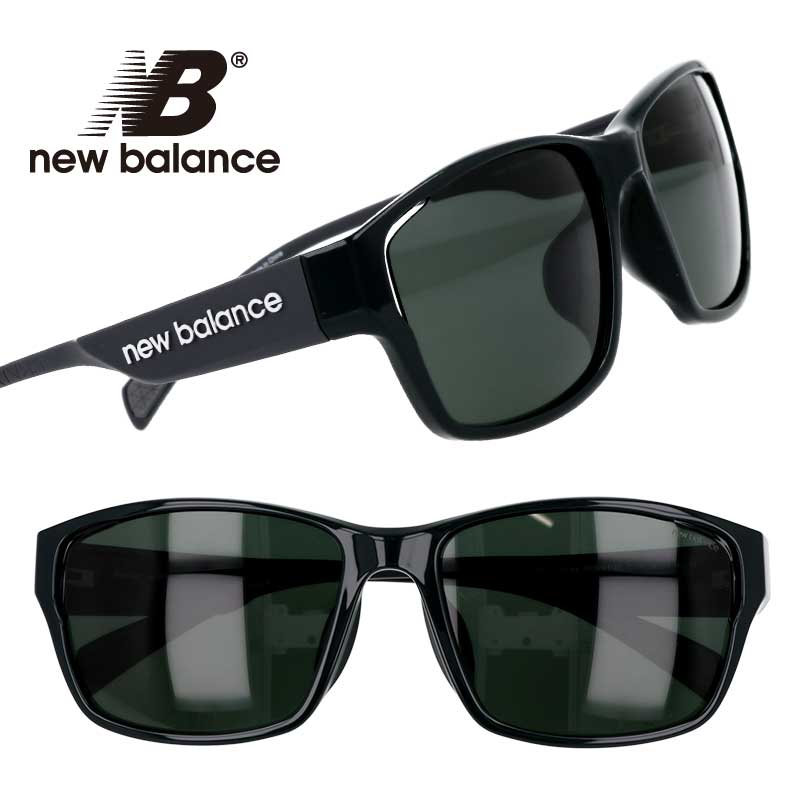new balance サングラス 偏光 NBS08118X C03P ダークグリーン NB ニューバランス おしゃれ かっこいい スポーツサングラス 偏光サングラス レディース メンズ 人気 男性用 女性用 男女兼用 ユニセックス UVカット 紫外線対策 運転 送料無料