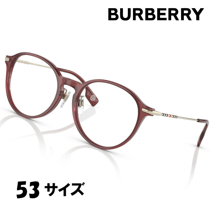 楽天市場】BURBERRY バーバリー 0BE2365F3001 53サイズ ブラック 黒縁