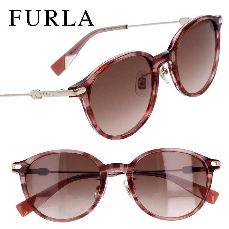 サングラス レディース フルラ SFUA40J 04A2 オールドローズ ササ グラデーション ブラウン FULRA 女性用 度付き 可 度なし UVカット 紫外線カット 紫外線対策 ブランド ロゴ かわいい おしゃれ ドライブ 運転 旅行 プレゼント 贈り物 上品 エレガント 正規品 送料無料
