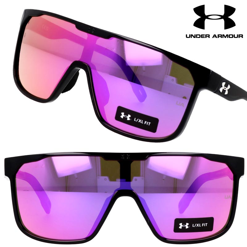 サングラス アンダーアーマー UNDER ARMOUR UA DEFINE/G 3h234 ブラック 黒 ミラーレンズ スポーツブランド UVカット 紫外線カット 高級サングラス スポーツ ジョギング ランニング ウォーキング ハイキング トレッキング フレーム 正規商品 軽量 フェス L/XL FIT 大きめ