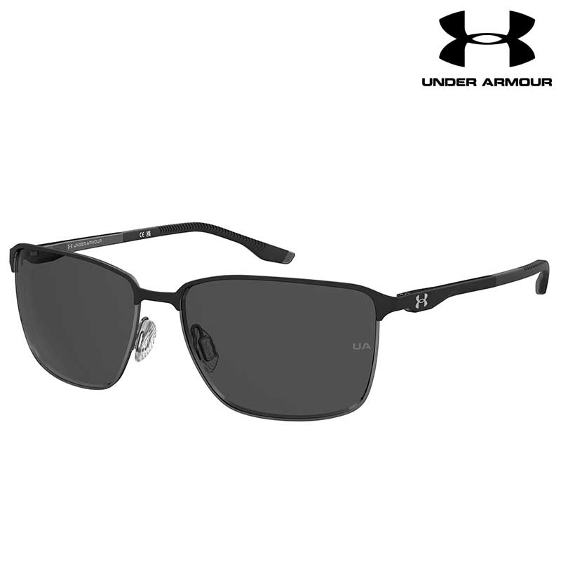 サングラス アンダーアーマー UNDER ARMOUR UA RETAINED/G RZZ M9 ブラック スポーツブランド UVカット 紫外線カット 高級サングラス スポーツ ジョギング ランニング ウォーキング ハイキング トレッキング スクエアフレーム 正規商品 軽量 フェス