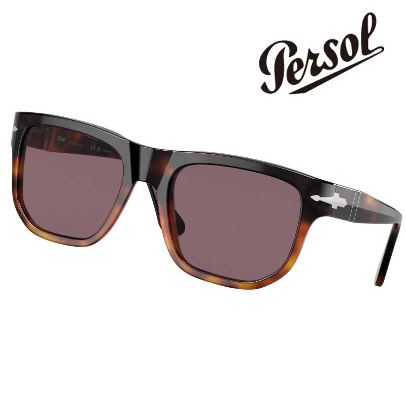 Persol ペルソール サングラス 3306-s 1160af ブラウン ブラウンデミ 偏光レンズ 偏光ダークバイオレット ポラライズド UVカット 紫外線カット ブランドサングラス メンズ レディース 20代 30代 40代 50代 hand made in italy お洒落 プレゼント 贈り物 送料無料 29,304円