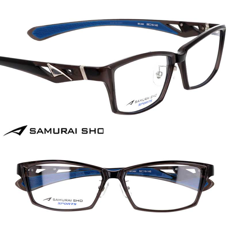 SAMURAI 101 ブラックフレーム メガネ(度あり) ss-sa001-3.jpg
