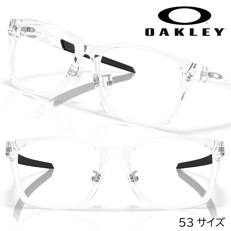 オークリー メガネ OAKLEY 0ox196d 19604 53サイズ Paracord rx クリア 透明 眼鏡 フレーム メンズ 男性用 スクエア レクタングル 度付き 可 度なし メガネフレーム 眼鏡フレーム 軽量 スポーツ 伊達メガネ oakley シンプル ビジネス メタルフレーム 送料無料