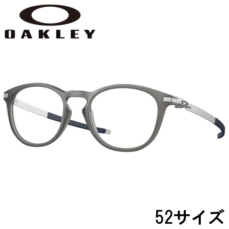 オークリー メガネ OAKLEY OX8105F 02 52サイズ PITCHMAN R A ピッチマン マットグレー シルバー O-matter オーマター 眼鏡 フレーム メンズ 男性用 ラウンド シンプル ベーシック お洒落 オシャレ クール かっこいい カジュアル 度付き 可 送料無料