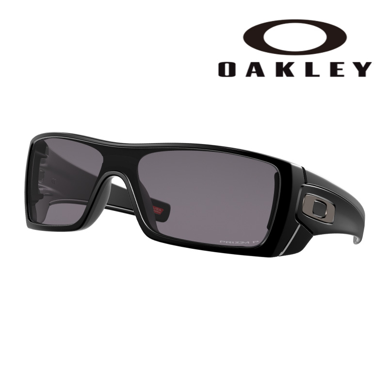 オークリー　サングラス　バットウルフ　サイドロゴ　カスタム　偏光レンズ　ブラック OAKLEYオークリーサングラス BATWOLF(バットウルフ)