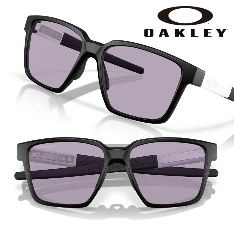 オークリー サングラス OAKLEY OO9430 943005 57サイズ oakley マットブラック ライトグレー スポーツサングラス UVカット 紫外線カット 紫外線対策 Actuator prizm プリズムレンズ スポーツ 観戦 ゴルフ ドライブ 運転 メンズ レディース 男性 女性 O-matter 送料無料｜メガネサングラスのDOURAKU